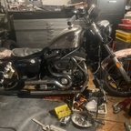 Meine augenblicklichen 3 Sportster Projekte